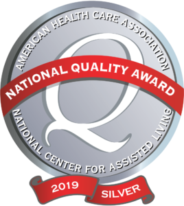2019 Silver National Quality Award by the American Health Care Association